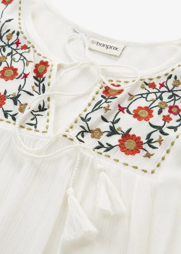 Crincle- Tunika aus softer Viskose, bonprix