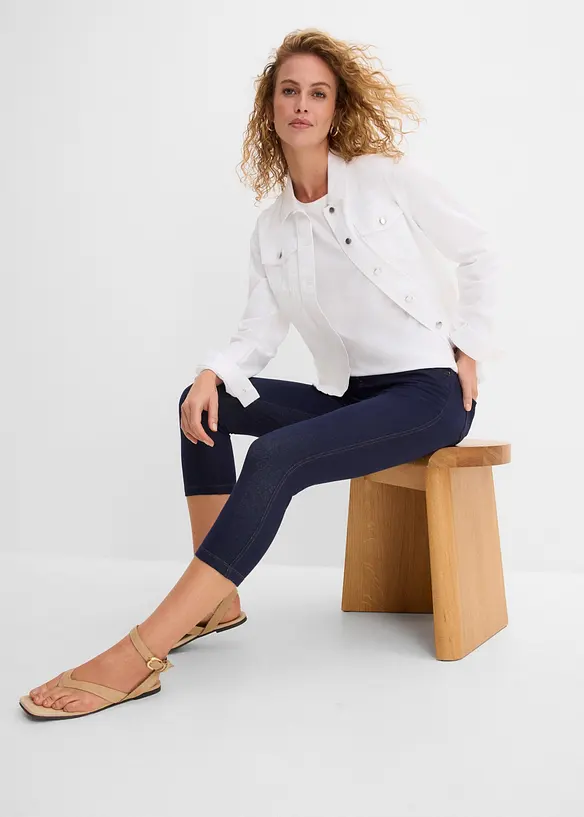 Legging corsaire imitation jean, bonprix