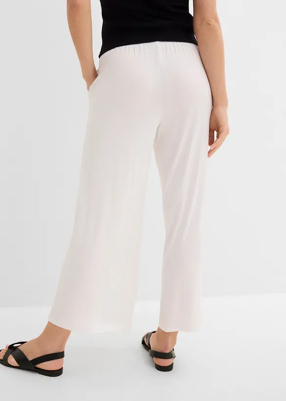 Jersey-Hose aus flie&szlig;endem Viskose-Mix, 7-8-L&auml;nge, bonprix