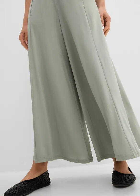Jersey-Culotte mit weitem Bein, bonprix