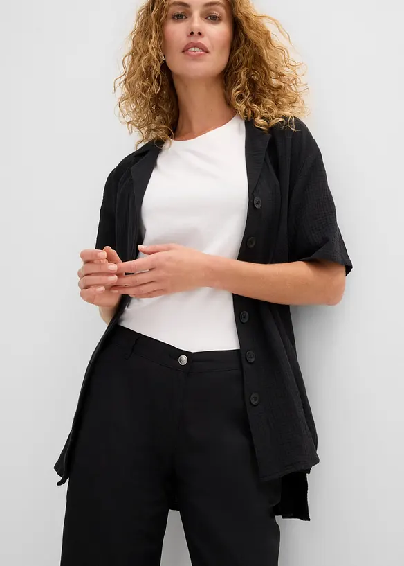 Bermuda long &agrave; taille &eacute;lastiqu&eacute;e, bonprix