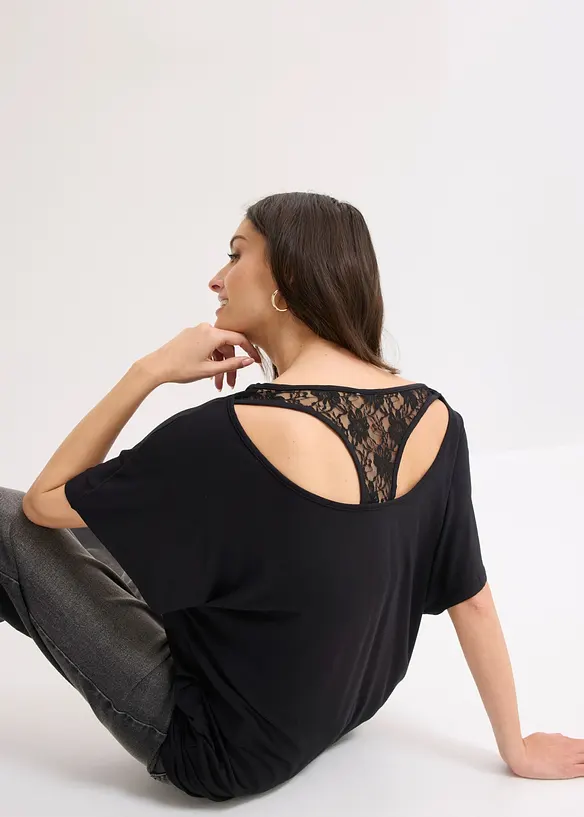 T-shirt en viscose extensible, bonprix