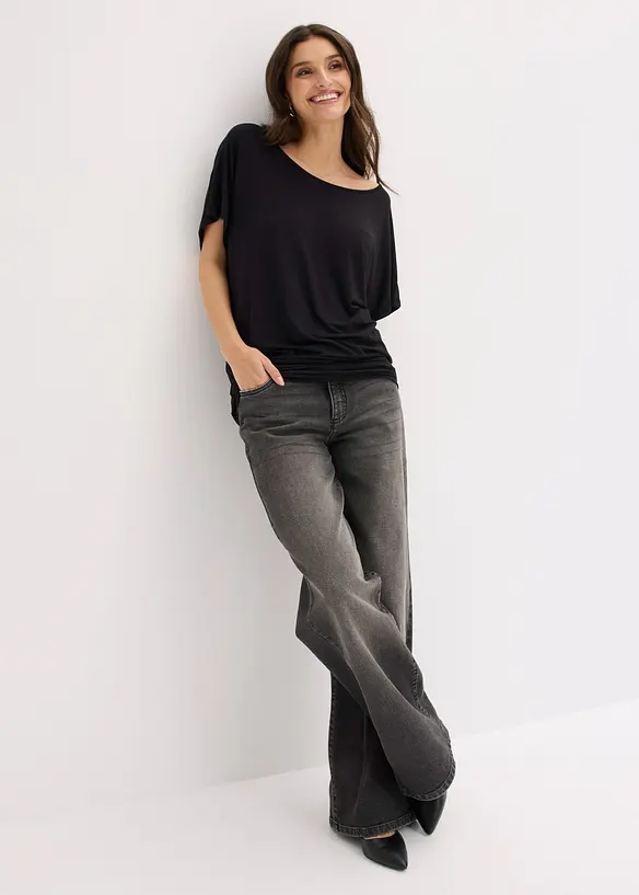 T-shirt en viscose extensible, bonprix