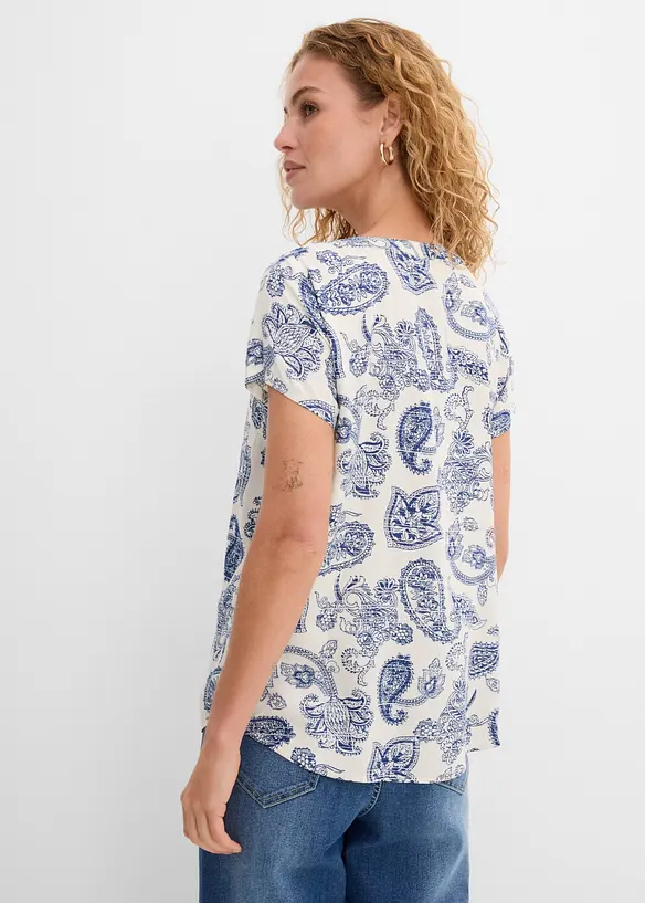 Bluse, Kurzarm, bonprix