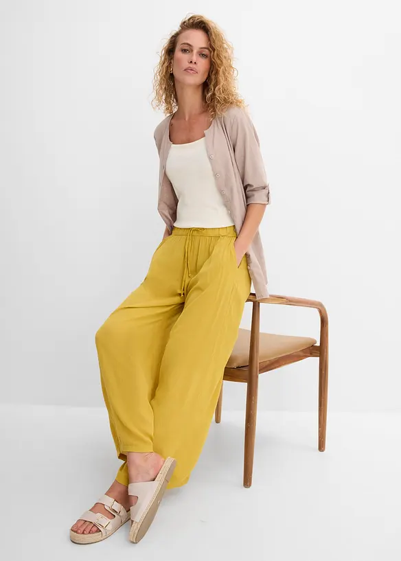 Pantalon large, bonprix