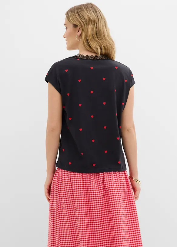 Shirt aus reiner Baumwolle, bonprix