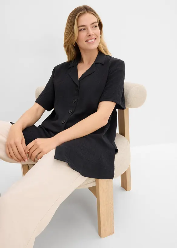 Chemisier en gaze de coton, bonprix