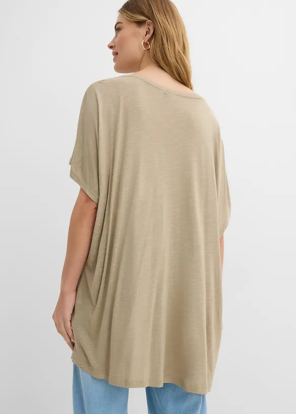 T-Shirt aus flie&szlig;ender Viskose, bonprix