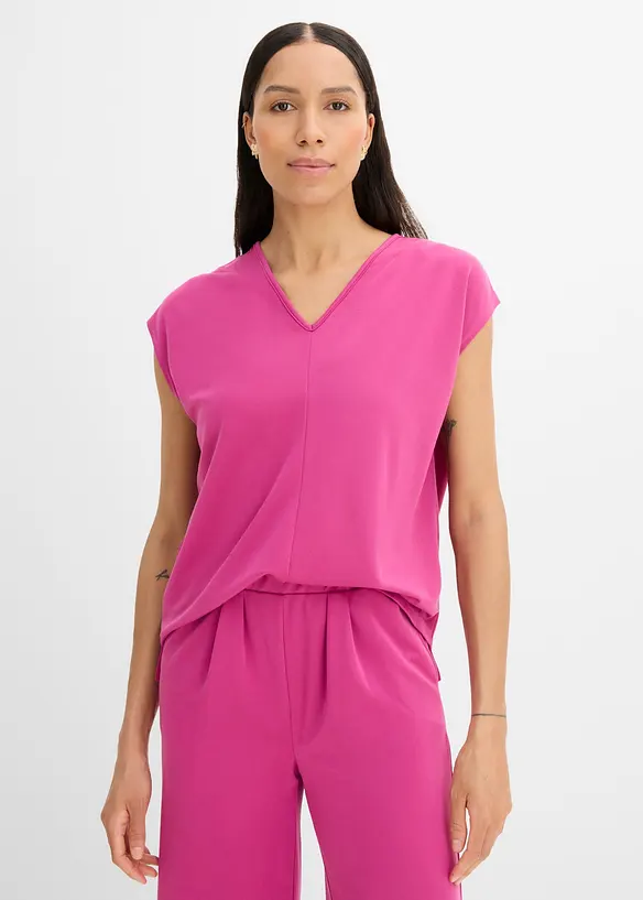 Shirt aus Viskose Piqu&eacute;, bonprix