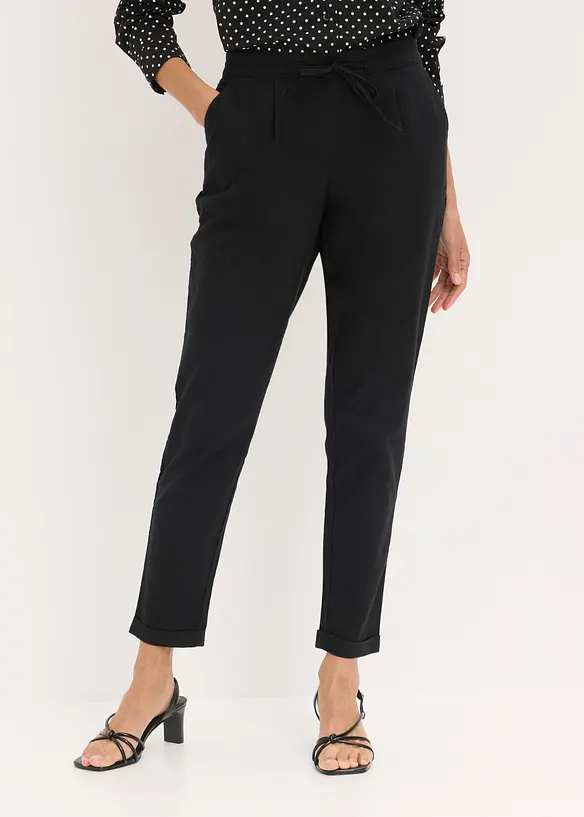 Pantalon en lin m&eacute;lang&eacute;, bonprix