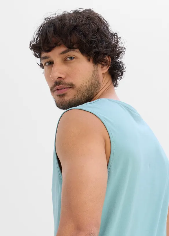 Lot de 2 d&eacute;bardeurs marcel 100% coton, bonprix