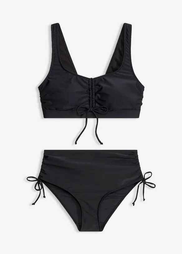 Bustier-Bikini mit Bindeb&auml;ndern (2-tlg.Set), bonprix