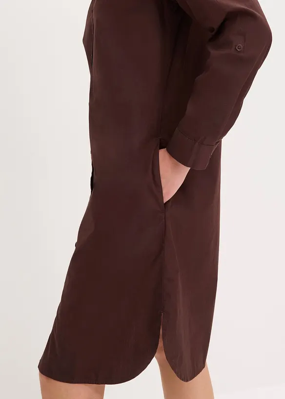 Robe-chemise en popeline de coton, bonprix