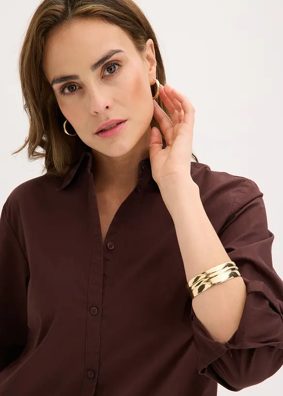 Robe-chemise en popeline de coton, bonprix