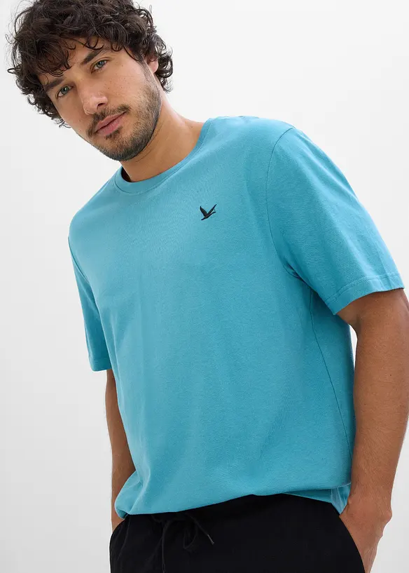 T-shirt et bermuda (ens. 2 pces) en jersey 100% coton, bonprix