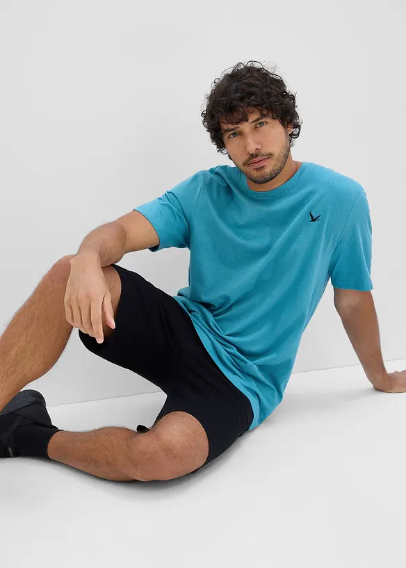 T-shirt et bermuda (ens. 2 pces) en jersey 100% coton, bonprix