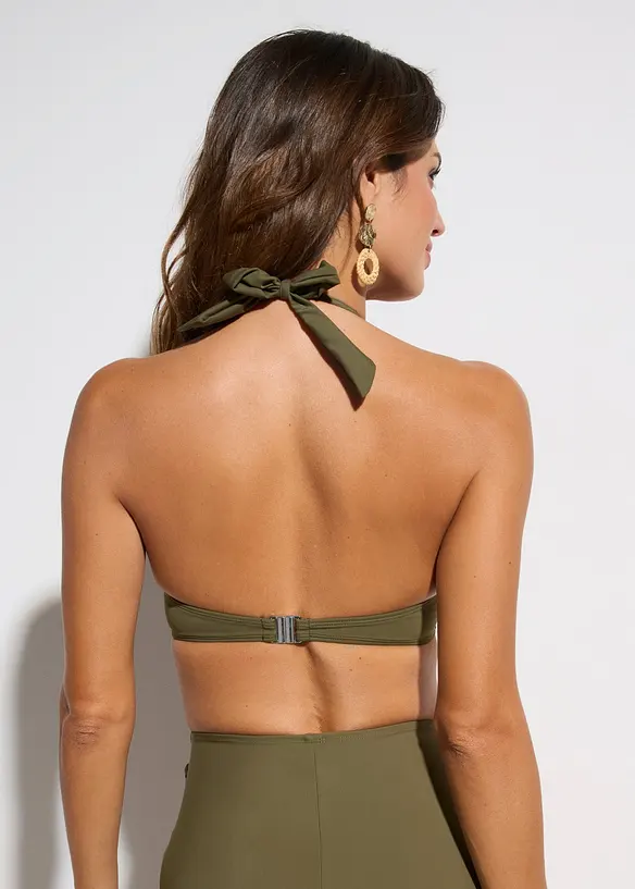 Neckholder-Bikinioberteil mit V-Ausschnitt, bonprix