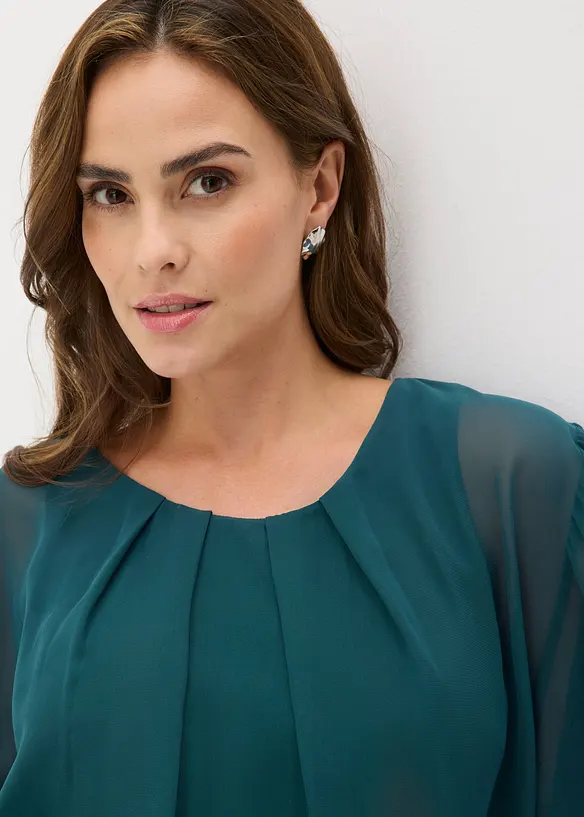 Blouse en mousseline, bonprix