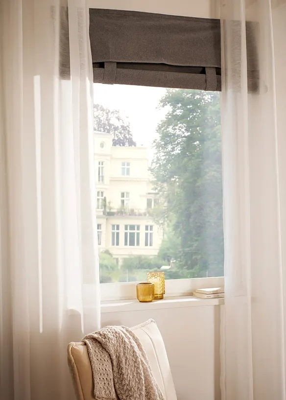 Store bateau occultant uni, bonprix