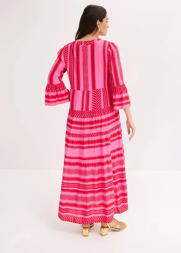 Maxikleid aus flie&szlig;ender Viskose, bonprix