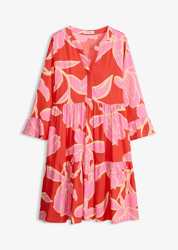Tunika-Kleid aus flie&szlig;ender Viskose, bonprix