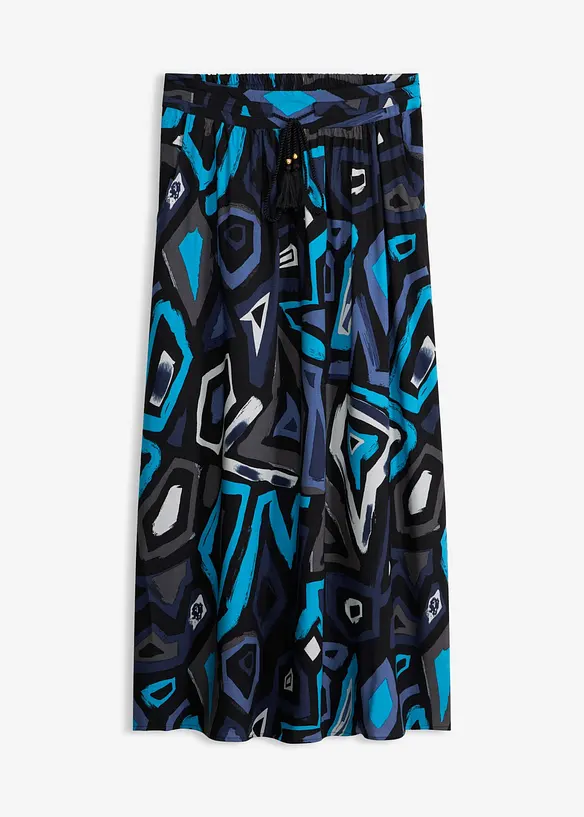 Maxirock aus flie&szlig;ender Viskose, bonprix