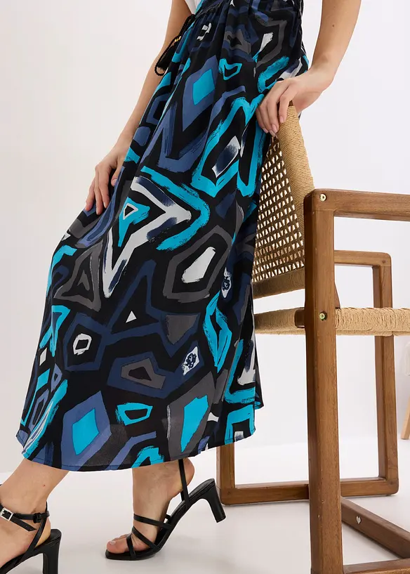 Maxirock aus flie&szlig;ender Viskose, bonprix