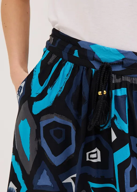 Maxirock aus flie&szlig;ender Viskose, bonprix