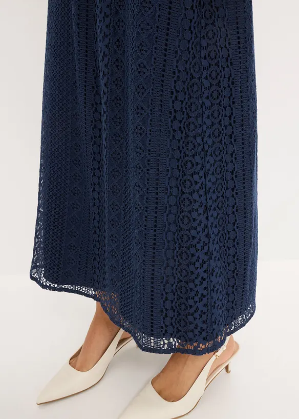 Maxikleid in Crochet-Optik, bonprix