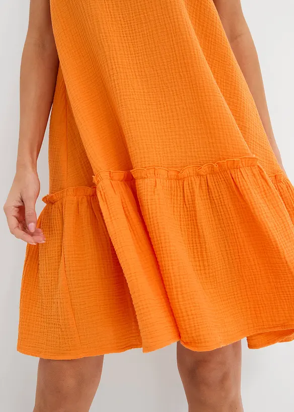 Tr&auml;gerkleid aus Musselin, bonprix