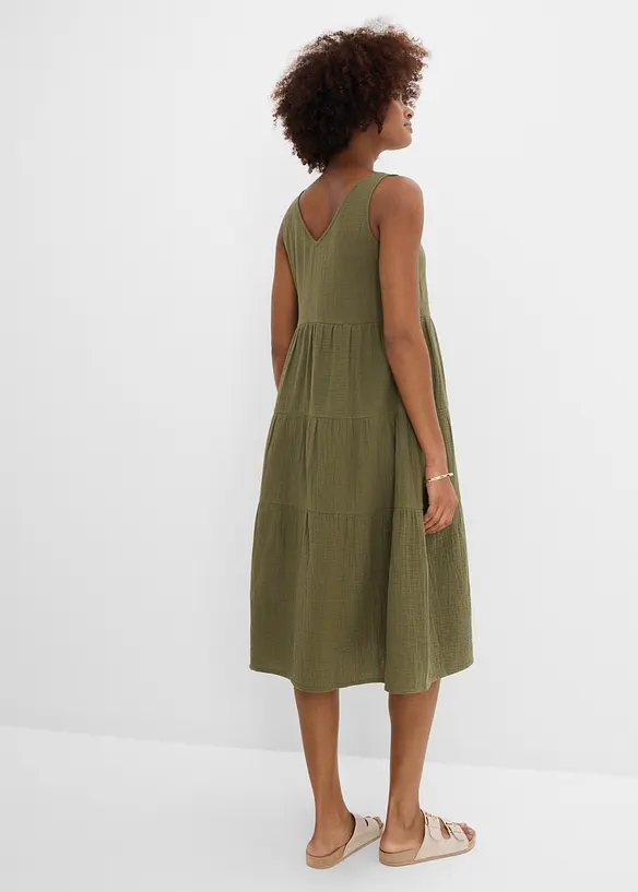 Robe en gaze 100% coton, bonprix