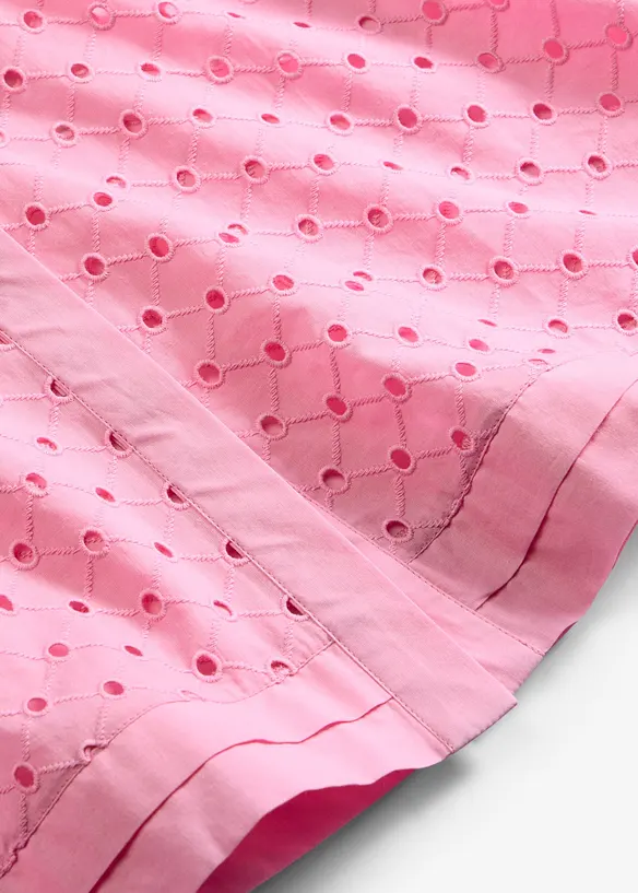 Chemisier &agrave; broderies anglaises, bonprix