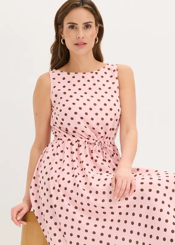 Midikleid mit Bindeband, bonprix