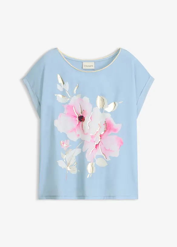 T-shirt &agrave; empi&egrave;cement tiss&eacute;, bonprix