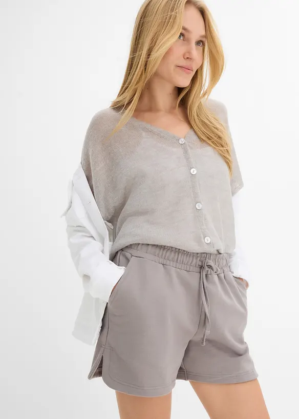 Sweat-Shorts aus reiner Bio-Baumwolle, bonprix