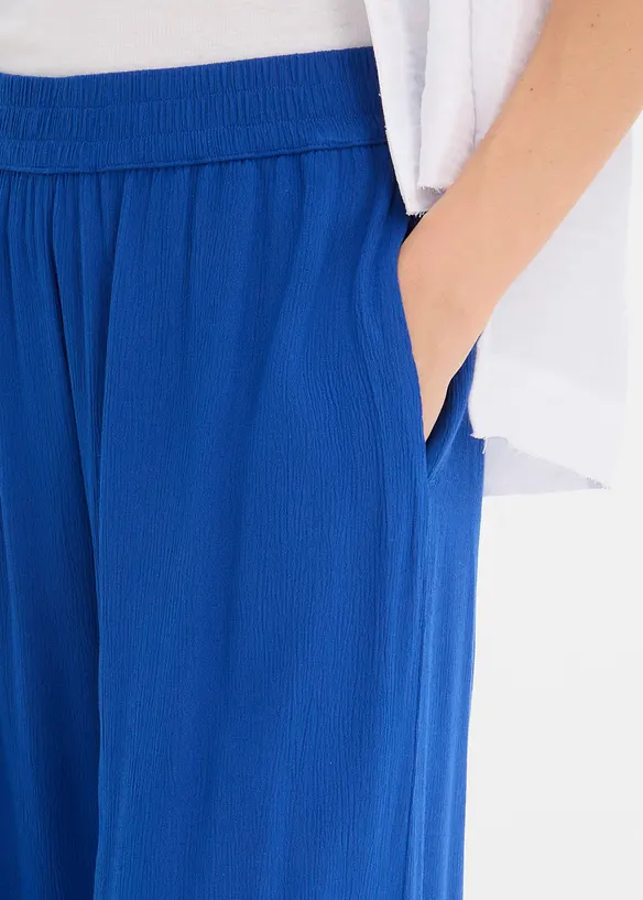 Schlupfhose aus flie&szlig;ender Viskose, bonprix