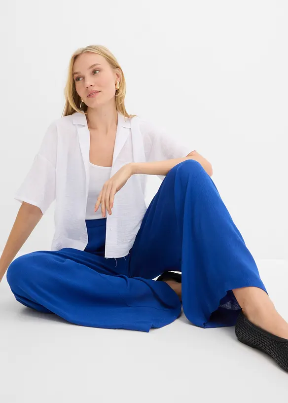 Schlupfhose aus flie&szlig;ender Viskose, bonprix