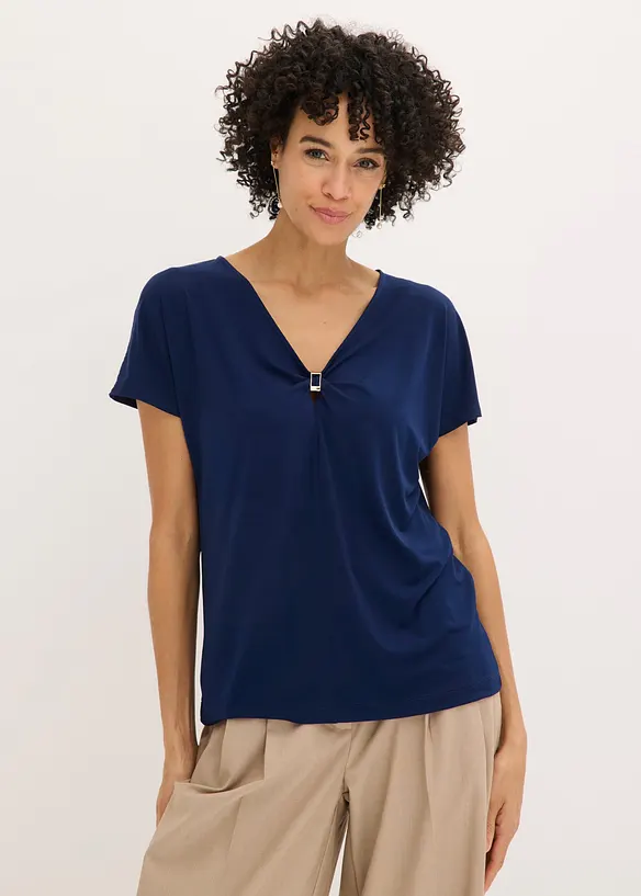 T-shirt avec anneau d&eacute;coratif, bonprix