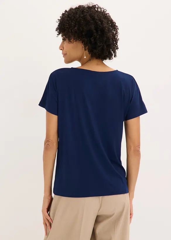 T-shirt avec anneau d&eacute;coratif, bonprix