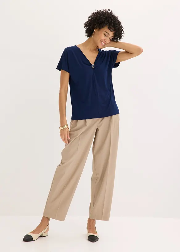 T-shirt avec anneau d&eacute;coratif, bonprix