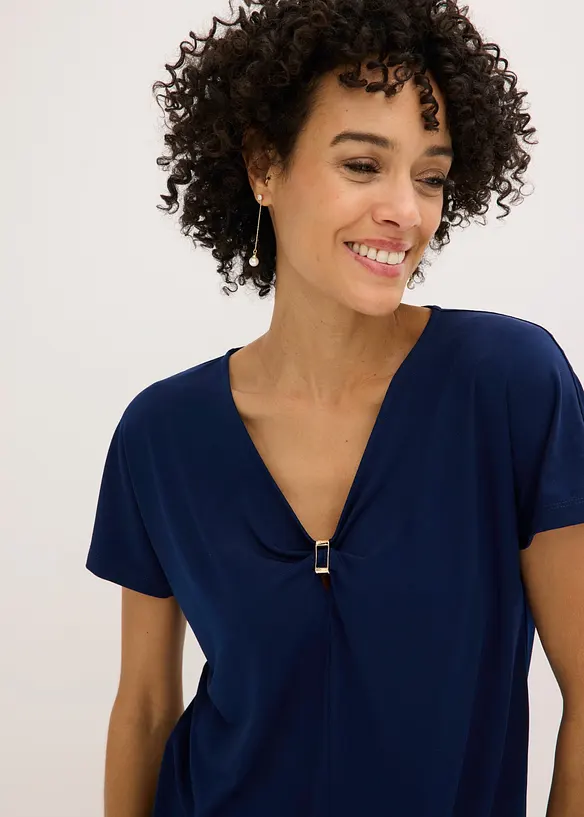 T-shirt avec anneau d&eacute;coratif, bonprix