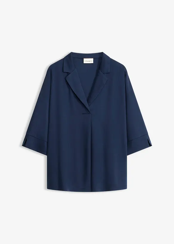 Tunique fluide en maille piqu&eacute;e de viscose, bonprix