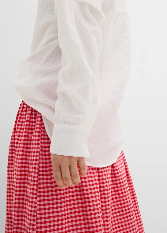 Chemise oversize en gaze de coton a&eacute;rienne, bonprix