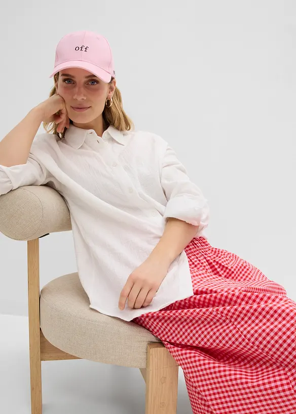 Chemise oversize en gaze de coton a&eacute;rienne, bonprix