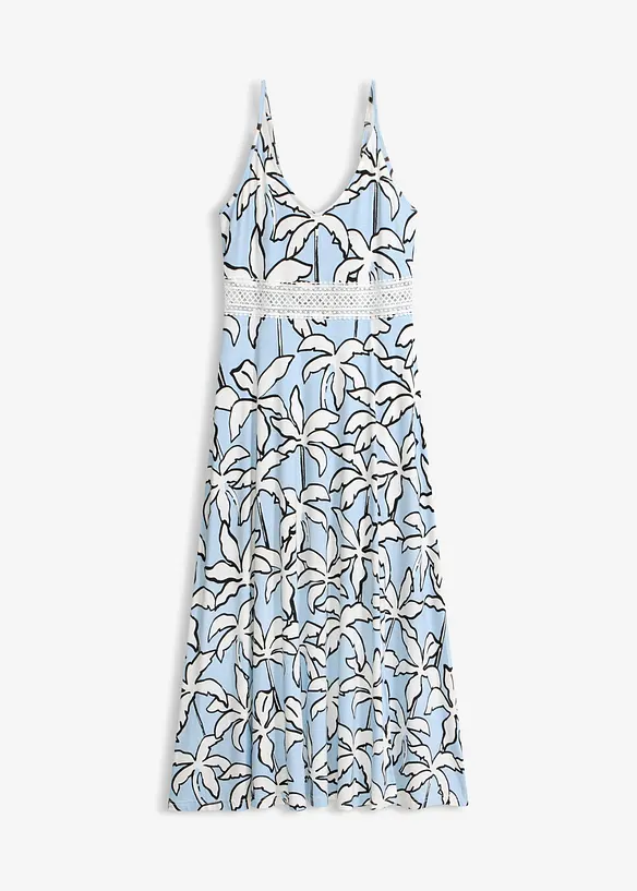 Maxikleid mit Spitzeneinsatz, bonprix