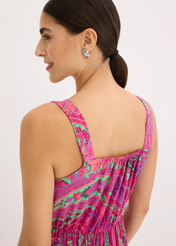 Maxikleid mit dekorativen Schmuck-Steinchen, bonprix