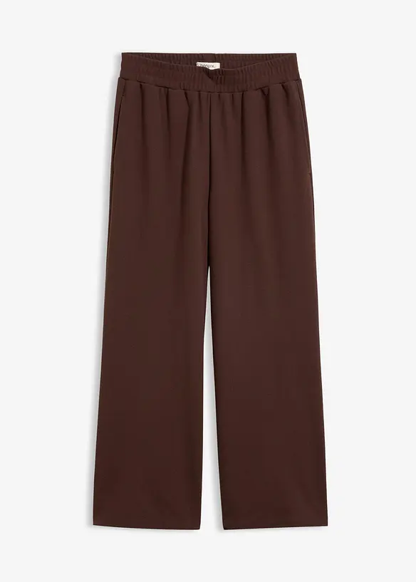 Pantalon large en tissu piqu&eacute;, bonprix