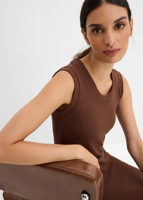 Leichtes Strickkleid aus Viskose-Mix, bonprix