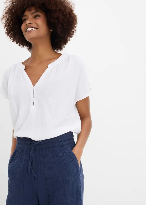 Hose aus luftigem Musselin, bonprix