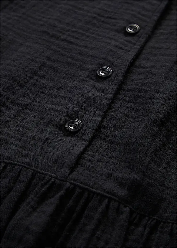 Midikleid aus weichem Musselin, bonprix